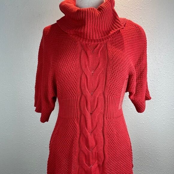 NWT Calvin Klein Jeans Persimmon Cowl Neck Sweater - Picture 1 of 9